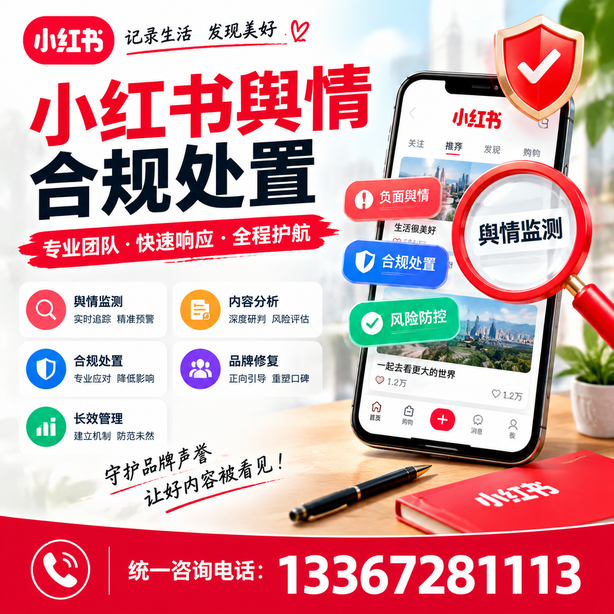 兰州小红书舆情合规处置